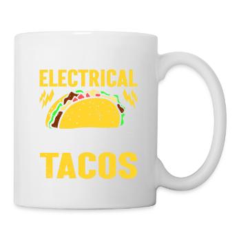 Elektriker Geschenk - Tasse - Weiß - Rechts