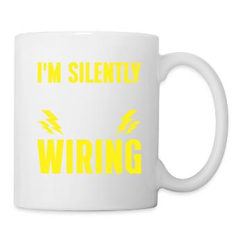 Elektriker Geschenk - Tasse - Weiß - Rechts