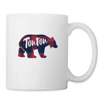 Tonton Ours Idée Cadeau Assortis Pour La Famille - Mug blanc - blanc - Droite
