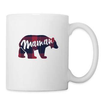 Maman Ours Idée Cadeau Assortis Pour La Famille - Mug blanc - blanc - Droite