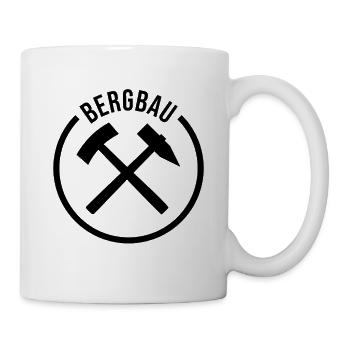 Bergbau Glück auf Erzgebirge - Tasse - Weiß - Rechts