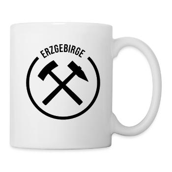 Erzgebirge Bergbau - Tasse - Weiß - Rechts