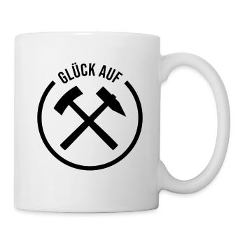 Glück auf Arzgebirg - Tasse - Weiß - Rechts