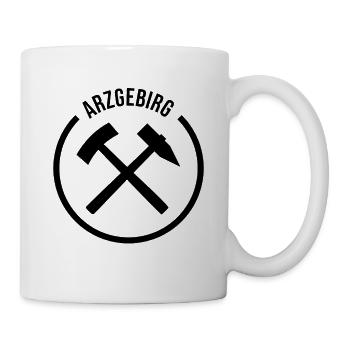 Arzgebirg Bergbau - Tasse - Weiß - Rechts