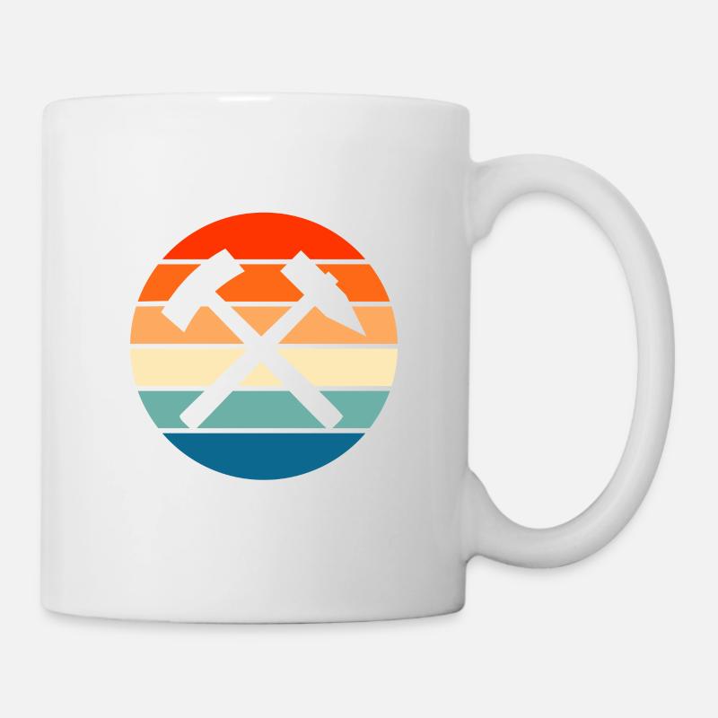 Glück auf Arzgebirg - Tasse - Weiß