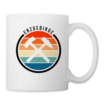 Glück auf Arzgebirg - Tasse - Weiß - Rechts