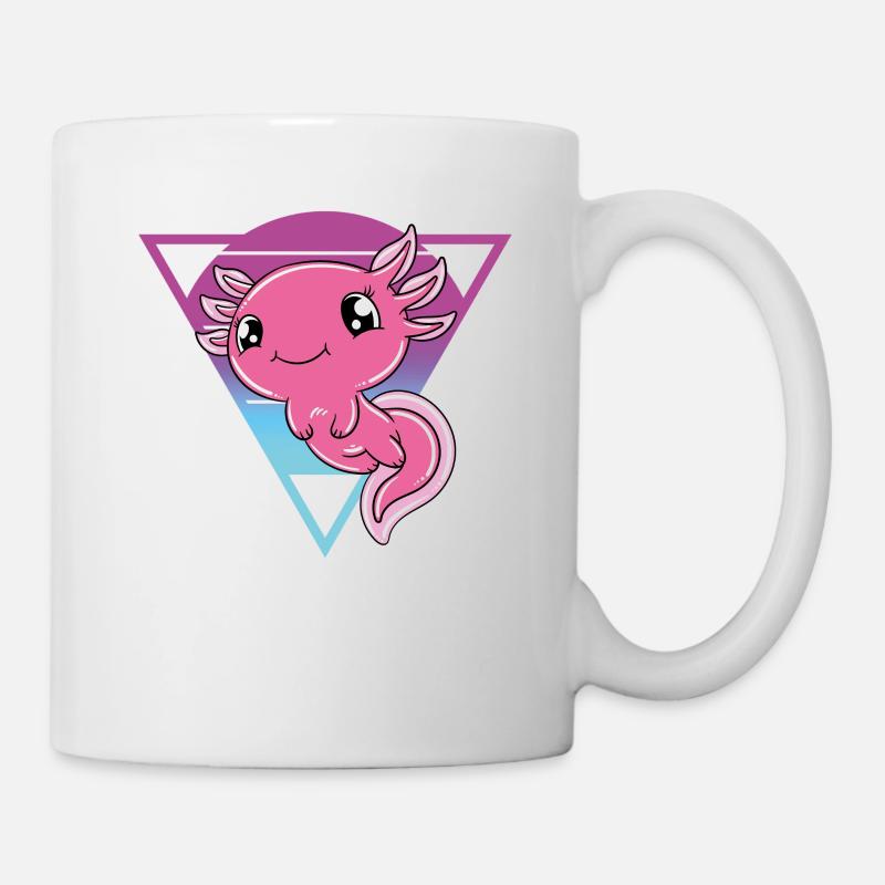 Cute Axolotl Funny Axolotl - Mug - white