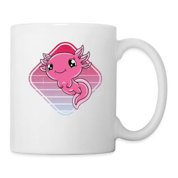 Axolotl mignon Axolotl drôle - Mug blanc - blanc - Droite