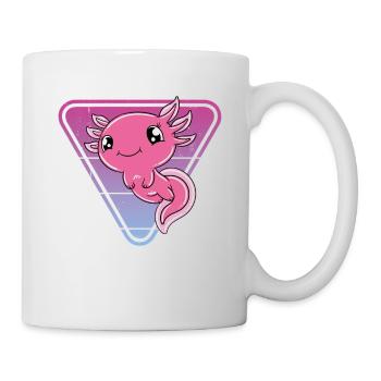 Axolotl mignon Axolotl drôle - Mug blanc - blanc - Droite