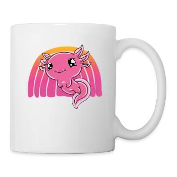 Axolotl mignon Axolotl drôle - Mug blanc - blanc - Droite