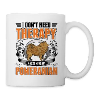 Pomeranian Therapy Pomeranian - Mug - white - Right