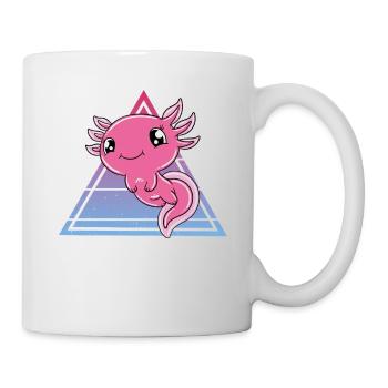 Axolotl mignon Axolotl drôle - Mug blanc - blanc - Droite