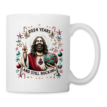 Jesus Christ Birthday Boy Ugly Christmas - Mug - white - Right