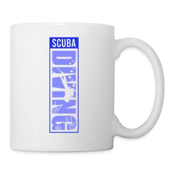 Scuba Diving, Scuba Diving, Holiday Sea Diver - Mug - white - Right