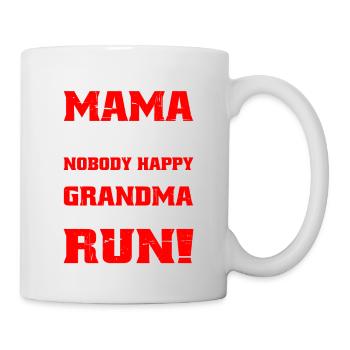 Si maman n’est pas heureuse, personne n’est heureux - Mug blanc - blanc - Droite