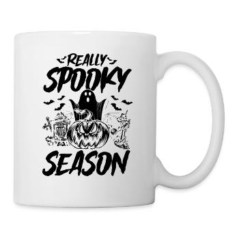 Halloween Really Spooky Season - Halloween Party - Tasse - Weiß - Rechts