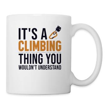 C’est un truc d’escalade Sportklettern Speedklettern - Mug blanc - blanc - Droite