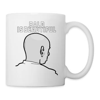 BALD IS BEAUTIFUL - Tasse - Weiß - Rechts