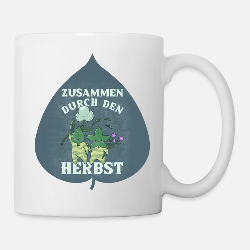Together Through the Fall Leaves Gift - Mug - white