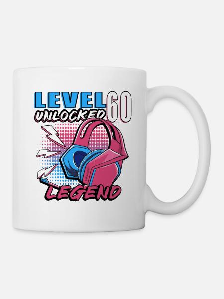 60th Birthday Gift Level 60 Complete - Mug - white