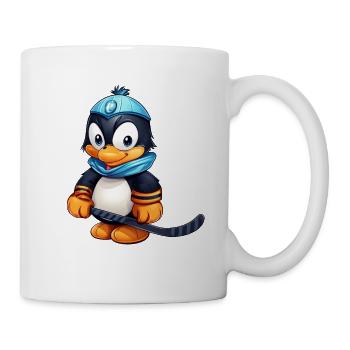Pingouin de hockey sur glace : Maître du parc de glace ! - Mug blanc - blanc - Droite