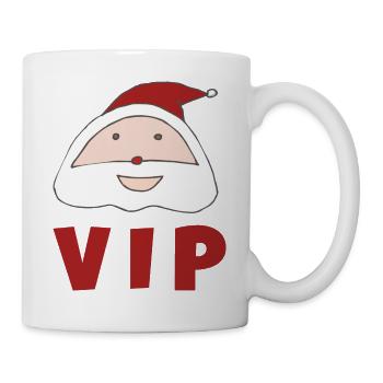 WEIHNACHTSMANN VIP - Tasse - Weiß - Rechts