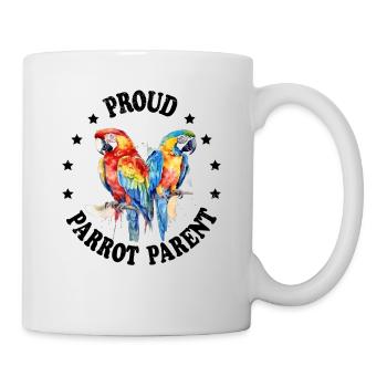 Perruche Perruche Oiseau Perruche Propriétaire - Mug blanc - blanc - Droite