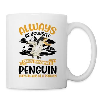Sois toujours toi-même Pinguin pingouin - Mug blanc - blanc - Droite