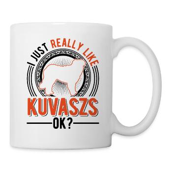 J’aime bien Kuvasz - Mug blanc - blanc - Droite