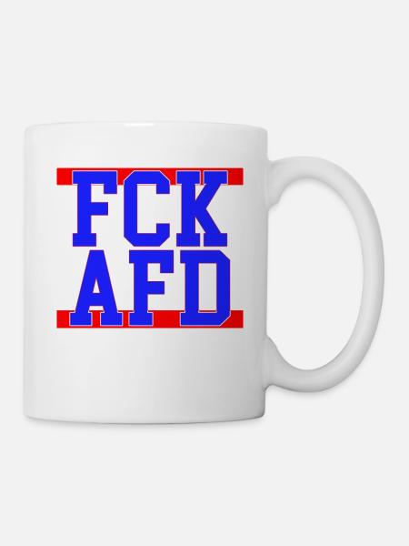 FCK AFD - Tasse - Weiß