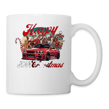 Jdm christmas edition / Tuning Mechanic Costume - Mug - white - Right