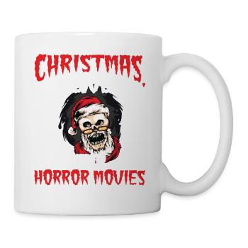 Horror Movie Zombie Santa Christmas Love Horror - Mug - white - Right
