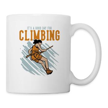 Bonne journée pour l’escalade Sportklettern Speedklettern - Mug blanc - blanc - Droite