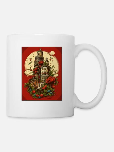 Roma, Pisa, Napoli, Italy - Mug - white
