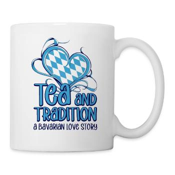 Funny Bavarian Quote Fest Im Oktober - Mug - white - Right