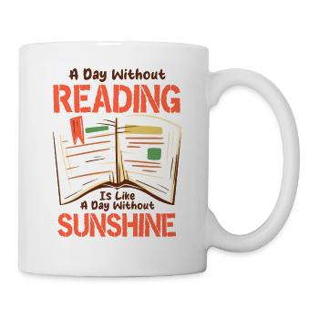 Une journée sans lecture, c’est comme un bibliothécaire de nerd de livres - Mug blanc - blanc - Droite