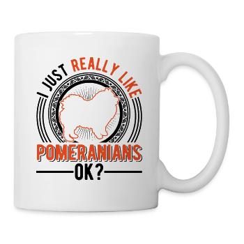 I just like Pomeranian Pomeranian - Mug - white - Right