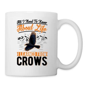 Cadeau Corbeau Corbeau Corbeau Corbeau - Mug blanc - blanc - Droite