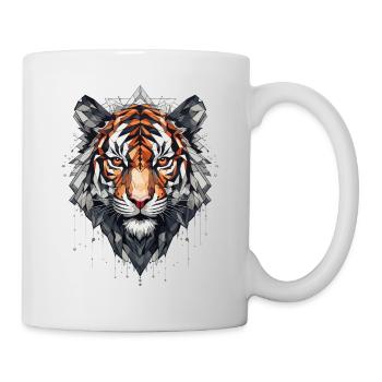 Tiger - Tasse - Weiß - Rechts