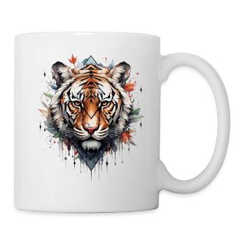 Tiger - Tasse - Weiß - Rechts