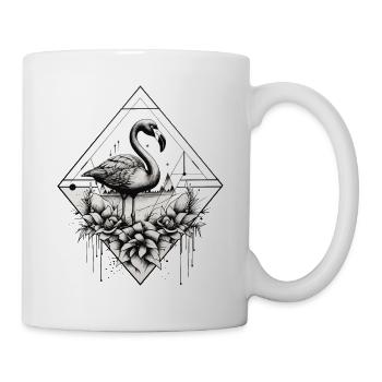 Flamant - Mug blanc - blanc - Droite