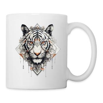 Tiger - Tasse - Weiß - Rechts