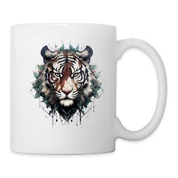 Tiger - Tasse - Weiß - Rechts