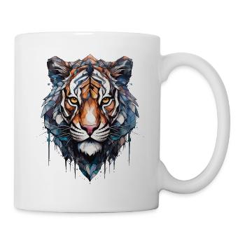 Tiger - Tasse - Weiß - Rechts