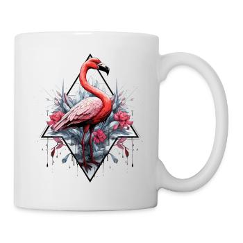 Flamant - Mug blanc - blanc - Droite