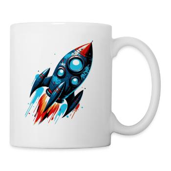 Rocket Man Rocket Launch - Mug - white - Right