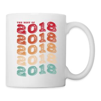 Millésime 2018 Cadeaux Légende pour 5 ans - 5ème - Mug blanc - blanc - Droite
