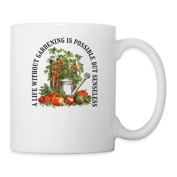 Gärtnerin Gartenpflanze Hobbygärtner Floristin - Tasse - Weiß - Rechts