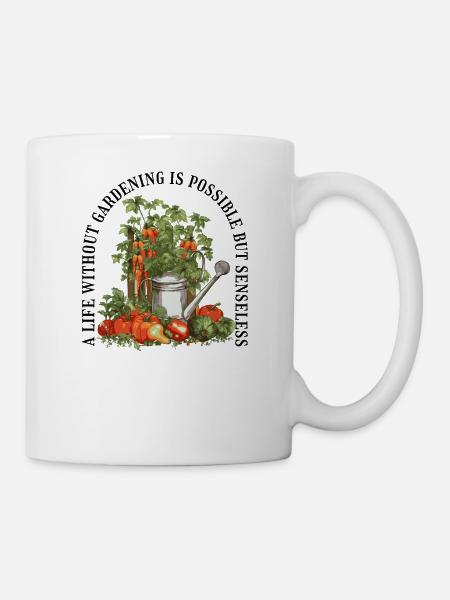 Gärtnerin Gartenpflanze Hobbygärtner Floristin - Tasse - Weiß