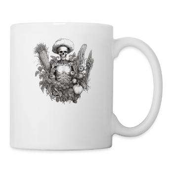 Gärtnerin Gartenpflanzen Vegetarier-Gärtner - Tasse - Weiß - Rechts